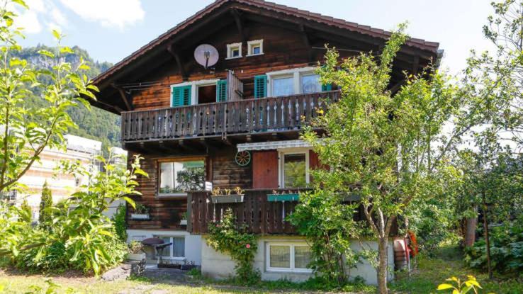 Diese Einfache Unterkunft- Bergheimat Ist Nur Fuer Backpacker- Rucksacktouristen Und Radfahrer - Huettenfeeling Im Backpackerhoues- Ganz Einfach - Ganz Unkompliziert - Ganz Relaxd Villa Linthal Ngoại thất bức ảnh